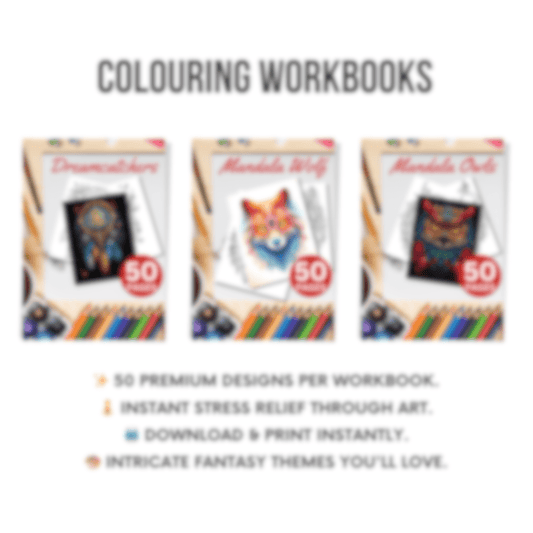 Colouring Workbooks COMING SOON - Digital Dad XP