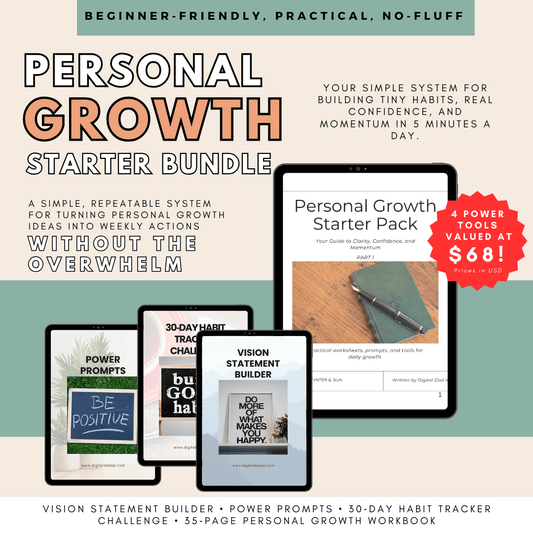 Personal Growth Starter Bundle (Part 1) - Digital Dad XP