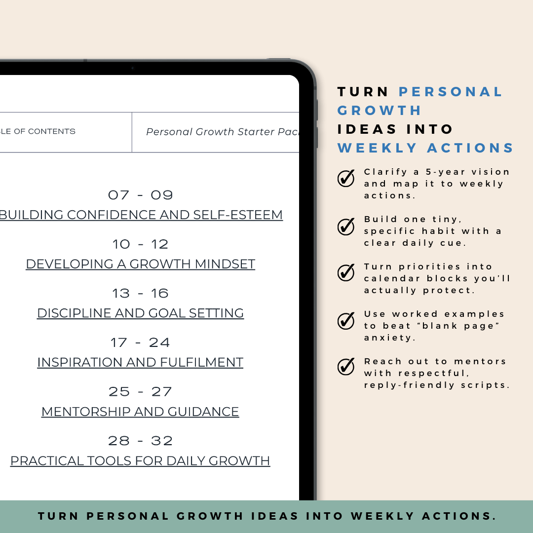 Personal Growth Starter Bundle (Part 1) - Digital Dad XP